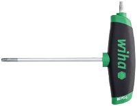 Wiha Torx Stiftschlüssel Quergriff TX25 150mm mit Seitenabtrieb Torx schroevendraaier Werkplaats Grootte T 25 Koplengte: 150 mm 1 stuk(s)