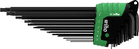 Wiha 43847 Torx Haakse schroevendraaierset T 5, T 6, T 7, T 8, T 9, T 10, T 15, T 20, T 25, T 27, T 30, T 40, T 45 13 delig
