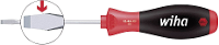 Wiha SoftFinish Werkplaats Platte schroevendraaier Kopbreedte: 12 mm Koplengte: 250 mm DIN ISO 2380 2