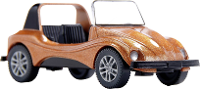 Wiking 003411 H0 Auto Volkswagen Buggy   koper metallic