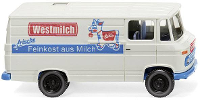 Wiking 027058 H0 Vrachtwagen Mercedes Benz L 406 bestelwagen Westmilch