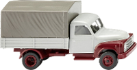 Wiking 034504 H0 Vrachtwagen Hanomag L 28 laadbak   venstergrijs