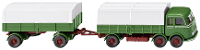 Wiking 0429 05 H0 Vrachtwagen Mercedes Benz LP 333, grasgroen