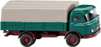 Wiking 043403 H0 Vrachtwagen Mercedes Benz LP 321 laadbak, opaalgroen