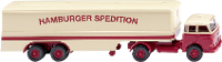 Wiking 051329 H0 Vrachtwagen MAN Pansbek kofferdekseltrein „Hamburger Spedition”