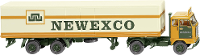 Wiking 054202 H0 Vrachtwagen Volvo F88 gesloten trekker opleggercombinatie Newexco