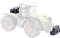 Wiking 077855 Schaal 1 Claas Ballastgewichten voor Xerion