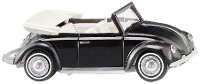 Wiking 0794 06 H0 Auto Volkswagen Kever 1200 Cabrio, zwart