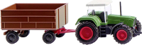 Wiking 096004 N Landbouw Fendt Favorit met aanhanger