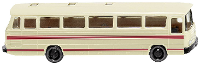 Wiking 097102 N Bus Mercedes Benz Touringcar O 302   licht ivoor