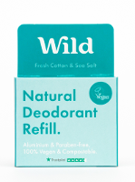 Wild Deodorant   Fresh Cotton/Sea Salt   Navulling