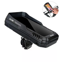 WILD MAN Fiets Telefoonhouder Touchscreen Waterdicht Hard Shell Telefoonbox Draaiende Fiets Handvat Beugel Tas voor 5.5'