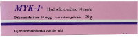 Myk 1 hydrofiele crème 10mg/g   bij schimmelinfecties van de huid  