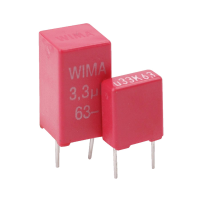 Wima 1 stuk(s) MKT foliecondensator Radiaal bedraad 63 V/DC, 40 V/AC 10 % (l x b x h) 7.2 X 4.5 X 9.5 Mm