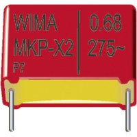 Wima MKP 10 6800pF 10% 630V RM10 1 stuk(s) MKP foliecondensator Radiaal bedraad 6800 pF 630 V/DC 10 % 10 mm (l x b x h) 13 x 4 x 9 mm