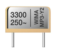 Wima MPX12W2330FF00MSSD 1 EMI/RFI ontstoringscondensator MP3 X1 Radiaal bedraad 0.033 ΜF 300 V/AC 20 % 1 stuk(s)