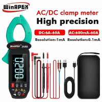 WINAPEX 268B Lekstroomdetectieklemmeter met een hoge resolutie van 0,1 mA True RMS multimeter AC DC klemmeter