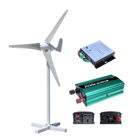 Windregelaar S vormige 3 Blade Windturbine 3000W (Piek) Inverter Auto Opladen 12V/24V Efficiënte Energieomzet IP6 Besche