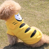 Winter Cat Dog Tiger Costumes Cotton Puppy Dog Hoodie Pet Apparel