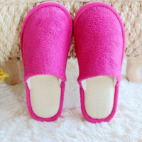 Winter Coral Velvet Indoor Floor Soft Shoes House Warmer Slippers