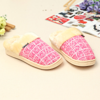 Winter Cotton Slipper New Lovers Indoor Home Keep Warm Plush Cotton Slip On Slipper