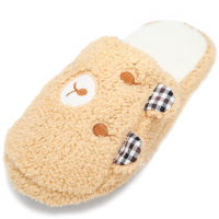 Winter Lovers Ears Bear Slippers Warm Soft Cotton Home Shoes