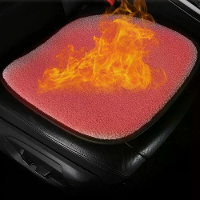 Winter Pluche Autostoel Pad Winter Verhitte Autostoelhoes Verwarmd Kussen 5V 12W Wol Verwarming Warmer Auto Verwarmd Zit