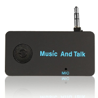 Wireless Bluetooth 3.5Mm Fold Jack Aux Audio Stereo Music Receive Adapter Mic