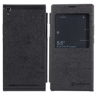 Wireless Charger Smart Dormant Window Leather Case For Kingzone K1