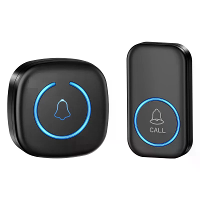 Wireless Doorbell IP44 Waterproof Smart Home Welcome Door Bell 300M Range 60 Ringtones 5 level Volume Adjustable Intelli