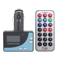 Wireless Fm Transmitter Car Kit Mp3 Player Lcd Screen Remote Control