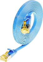 Wirewin 9120042360120 RJ45 Netwerkkabel, patchkabel CAT 6A U/FTP 0.25 M Blauw 1 stuk(s)