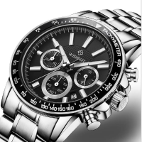 Wishdoit 002 Fashion Men Quartz Watch Luxury Luminous Business Wrist Watch