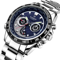 Wishdoit Wsd 012 Fashion Men Quartz Watch Casual Luminous Multifunction Wrist Watch