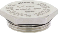 Wiska 10065332 EX EMVS 16 Blindstop Slagvast, Explosiebestendig M16 Metaal Natuur 10 stuk(s)