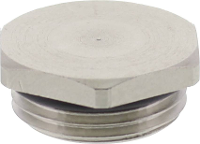 Wiska 10102190 EMVSS ORD 20 Blindstop Slagvast M20 Metaal Natuur 10 stuk(s)