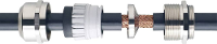 Wiska 10102279 Wartel Slagvast, Met trekontlasting, Met dichting M50 Messing (vernikkeld) Natuur 10 stuk(s)