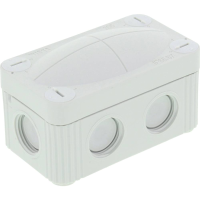 Wiska COMBI 206/5 LG Aftakkast (l x b x h) 85 x 49 x 51 mm Grijs wit (RAL 7035) IP66/IP67 1 stuk(s)