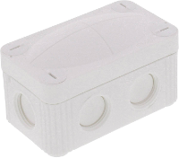 Wiska COMBI 206/5 WH Aftakkast (l x b x h) 85 x 49 x 51 mm Crème wit IP66/IP67 1 stuk(s)