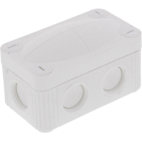 Wiska COMBI 206 WH Aftakkast (l x b x h) 85 x 49 x 51 mm Crème wit IP66/IP67 1 stuk(s)