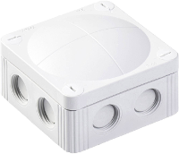 Wiska COMBI 308/5 Aftakkast (l x b x h) 85 x 85 x 51 mm Grijs wit (RAL 7035) IP66/IP67 1 stuk(s)