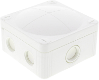 Wiska COMBI 407/leer/W Aftakkast (l x b x h) 95 x 95 x 60 mm Crème wit IP66/IP67 1 stuk(s)