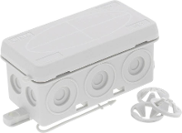 Wiska 10110195 Aftakkast (l x b x h) 86 x 44 x 41 mm Grijs IP55 10 stuk(s)