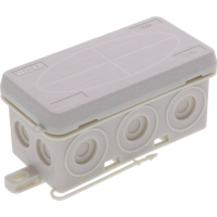 Wiska KA 006 LG Aftakkast (l x b x h) 86 x 44 x 41 mm Grijs wit (RAL 7035) IP55 1 stuk(s)