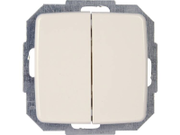 Wisselschakelaar Kopp 585317085 Inbouw Rivo Zuiver Wit (ral 9010)