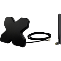 Wittenberg Antennen LTE, WLAN, Portabel Antennenset für Router Antenne 1 LTE Twin Kabel 2m K 103521 Antenne 5 dBi 2.4 GHz