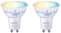 WiZ 8720169076709 LED lamp Energielabel F (A   G) GU10 Reflector 4.7 W Warmwit tot koudwit 2 stuk(s)
