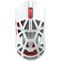WLMouse Beast X Max V2 Wireless Gaming Mouse   White/Red