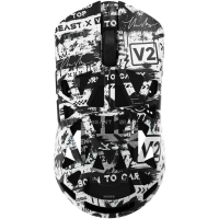 WLMouse Beast X Medium V2 Wireless Gaming Mouse   Graffiti
