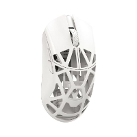 WLMouse Beast X Pro   Milky White   Solid Sides gaming muis